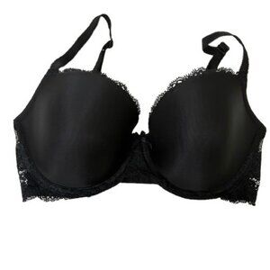 Victoria’s Secret Dream Angels Lined Demi Bra Black Lace Size 32DDD